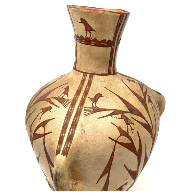 1950s Terracotta Pot From Chiapas, Mexico - 12" H X 8" Diam. For Sale In Los Angeles - Image 6 of 9