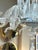 Glass Impressively Large Murano Blown Clear Glass Chandelier With Floral and Foliate Tendrils For Sale - Image 7 of 14