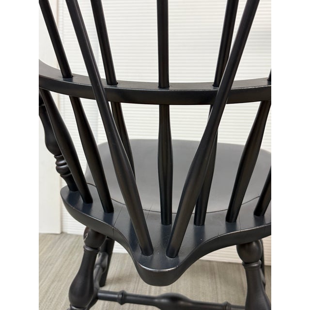Nichols & Stone Vintage Tall-Back Windsor Armchairs, Pair For Sale - Image 9 of 12