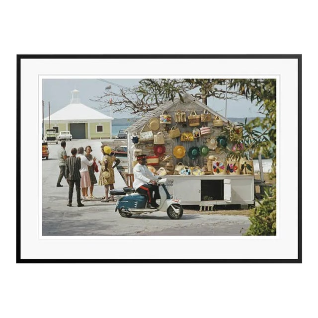 Harbour Island 1970 by Slim Aarons Black Framed C-Print For Sale