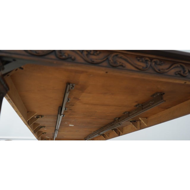 Henredon French Louis XVI Walnut Dining Room Table For Sale - Image 18 of 18