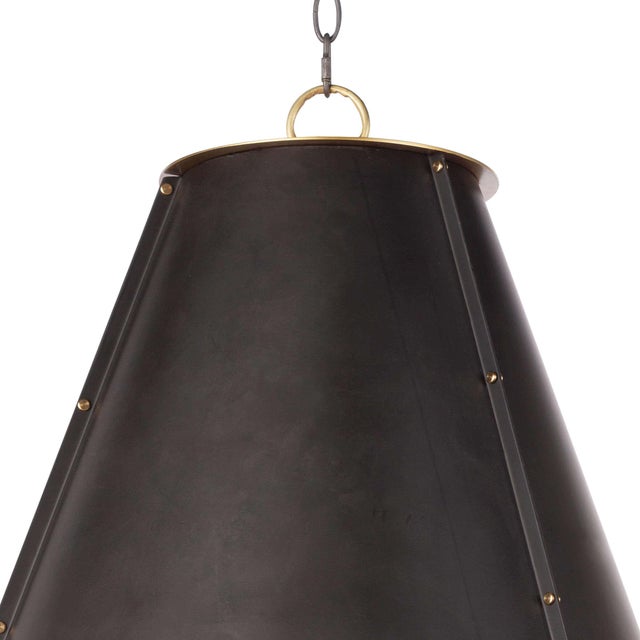 Traditional Regina Andrew French Maid Chandelier Large in Black For Sale - Image 3 of 8
