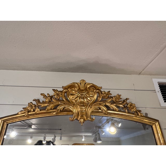 Bronze 19th Century French Louis XV Style Mirror For Sale - Image 8 of 15