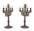 Brown Large Antique Bronze Shabbat Candelabras, Germany, 1900s, Set of 2 For Sale - Image 8 of 11