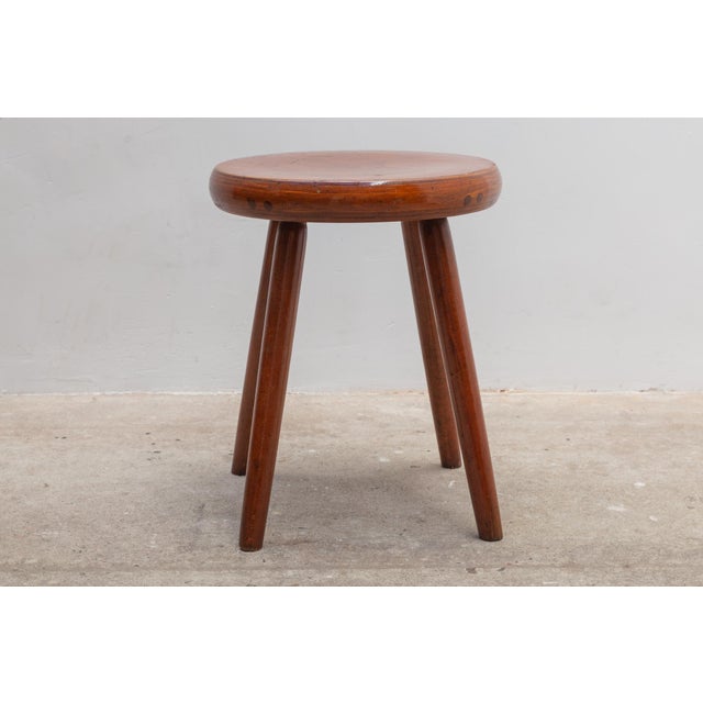 Scandinavian Stool, 1950s For Sale - Image 3 of 7