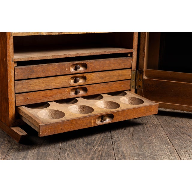 Early 20th Century DeLaval Cream Separators Cabinet For Sale - Image 12 of 17