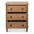 Neoclassical Neoclassical Petite Three-Drawer Chest in Brown Tulip Wood For Sale - Image 3 of 11