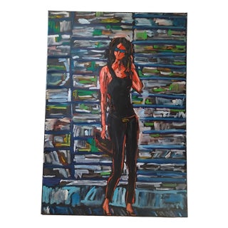 Natalia Vypritskaia, the Noise of the City, Oil on Canvas For Sale