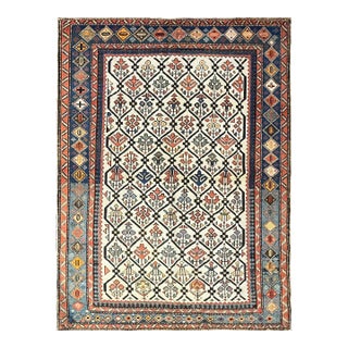 Antique Caucasian Kuba (Quba) Rug 3'6" X 4'7" For Sale