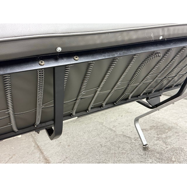 Circa 2004 Eames for Herman Miller Eames Vinyl Sofa Compact For Sale - Image 11 of 12