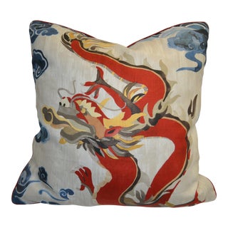 Contemporary Carleton V Puff Dragon Pillow For Sale