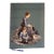 Antique C1870s French Victorian Beaded Tapestry, Mother, Child For Sale