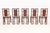 Chinese Duck Motif Inlaid Dining Chairs, 5 For Sale - Image 4 of 8