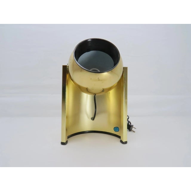 Vintage 1970s Kenroy Brass Eyeball Stage Lamp or Table Lamp For Sale - Image 10 of 12