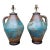 Monumental Volcanic Glaze Ceramic Amphora Table Lamps – A Pair For Sale