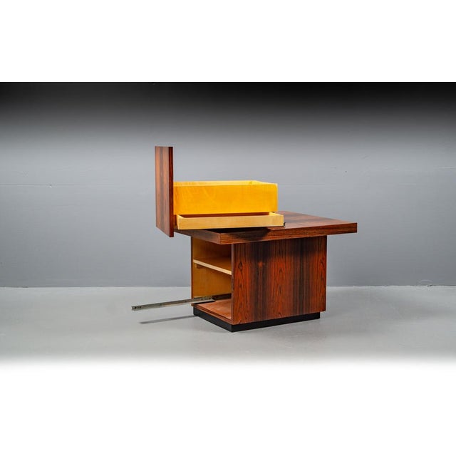 Rosewood Coffee Table with Secret Compartment, 1960s For Sale - Image 6 of 18