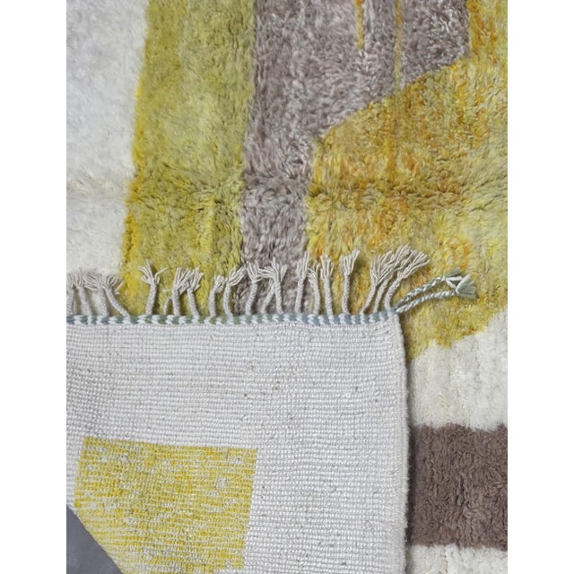 Contemporary Moroccan Wool Rug - 9.7 X 8 Ft For Sale In Cleveland - Image 6 of 6