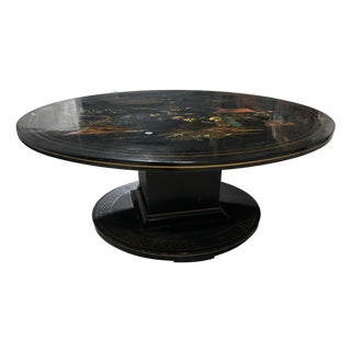 Early 18th Century Black Lacquer Chinoiserie Accent Table For Sale