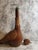 Animal Skin Vintage 1960s Italian Leather Bird Glass Decanter For Sale - Image 7 of 15