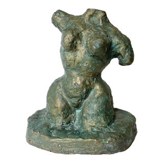 Brutalist Nude Torso Sculpture For Sale