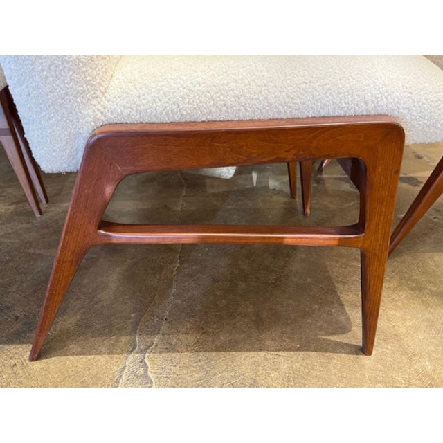 Set of 8 Mid Century Modern Italian Art Deco Style Chairs For Sale - Image 4 of 4