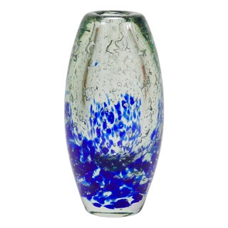 Bohemian Studio Sommerso Glass Vase by Jaroslav Svoboda for Skrdlovice Beranek, 1970s For Sale