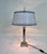 Large Empire-Style Silver-Plated Tuscan Column Table Lamp with Metal Lampshade, France, 1960s For Sale - Image 12 of 18
