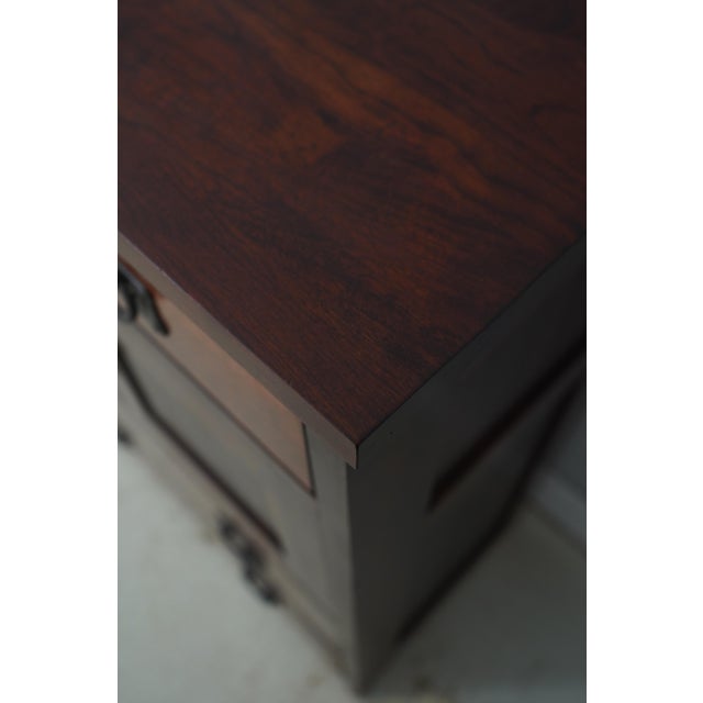 Michaels Mission Style Cherry Mule Dresser For Sale - Image 9 of 18