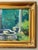 Late 20th Century Pair Modern Impressionist Oil Paintings of Garden by Day & Garden at Dusk, Framed For Sale - Image 15 of 17