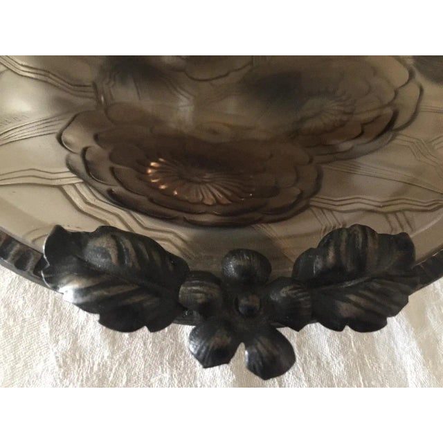 1930s Glass Bowl by Pierre D'Avesn , 1930s For Sale - Image 5 of 11