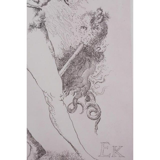 Popovic Ljuba, Nude, At Home, 1975, Engraving For Sale - Image 8 of 9
