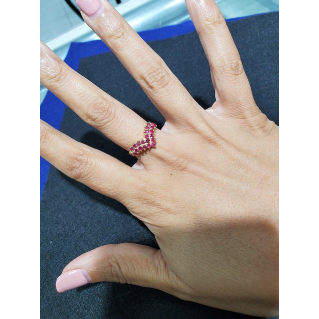 ♥ Product Summary ♥ Main Stone: Ruby Band Material: 14k Yellow Gold Weight: 3 grams