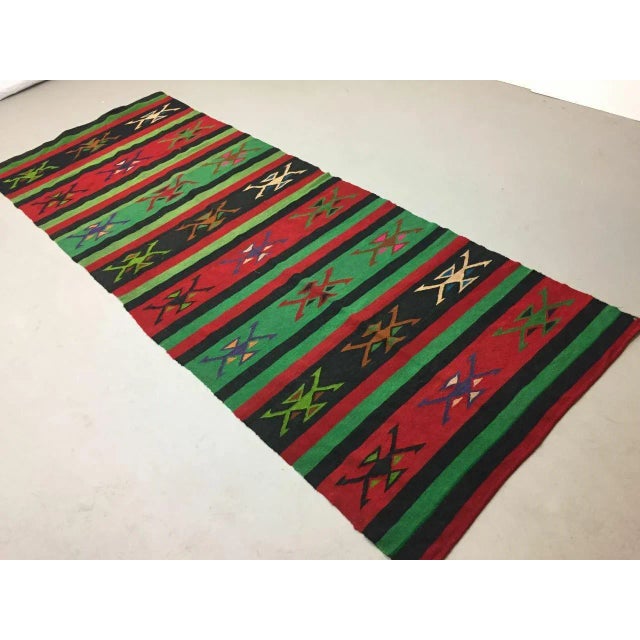 Old Turkish kilim rug, Beautiful Turkish kilim, made in the 1960s, this is a lovely central Turkish rug from Yozgat...