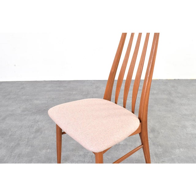 Mid-Century Modern Eva Dining Chairs in Teak and Wool by Niels Koefoed for Koefoed Hornslet, 1960s, Set of 4 For Sale - Image 9 of 14