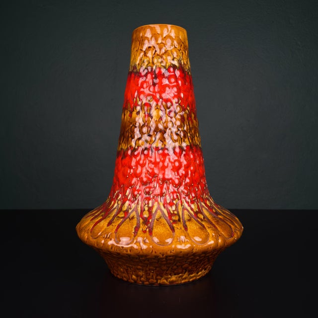 Vintage Lava Ceramic Vase by Kil Liboje, Yugoslavia, 1960s For Sale - Image 15 of 15