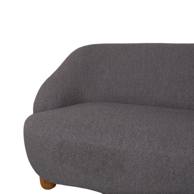 Margas 2-Seater Sofa in Grey Fabric from &Tradition For Sale - Image 5 of 13