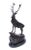 Black Large Bronze Stag Statuettes after Moigniez, 20th Century, Set of 2 For Sale - Image 8 of 18