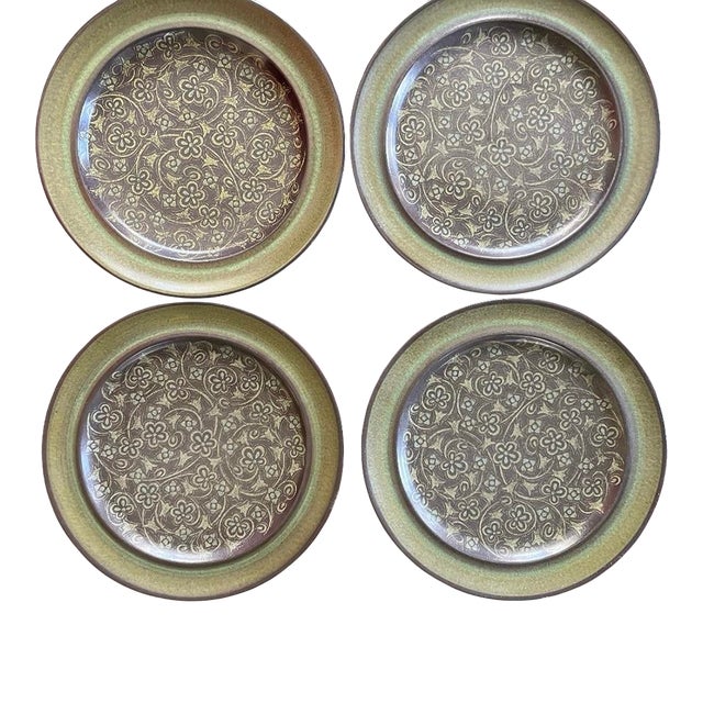Vintage Franciscan Madeira 10.5” Plates - Set of Four (4) For Sale