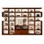 A commanding example of Brazilian Modern design from the 1960s, this monumental rosewood bookshelf combines architectural...