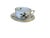 Herand Rothschild Bird Complete Set of 12 Flat Cup & Saucer Set Porcelain Ro/724 Made in Hungary - Set of 24 Herand...