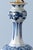 18th Century Dutch Delft Garlic Neck Chinoiserie Vase Table Lamp For Sale - Image 9 of 13