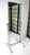 Full Length Rolling Chrome 2 Sided Dressing Mirror For Sale - Image 9 of 9