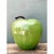 Ceramic Vintage Monumental Green Ceramic Apple Sculpture For Sale - Image 7 of 12