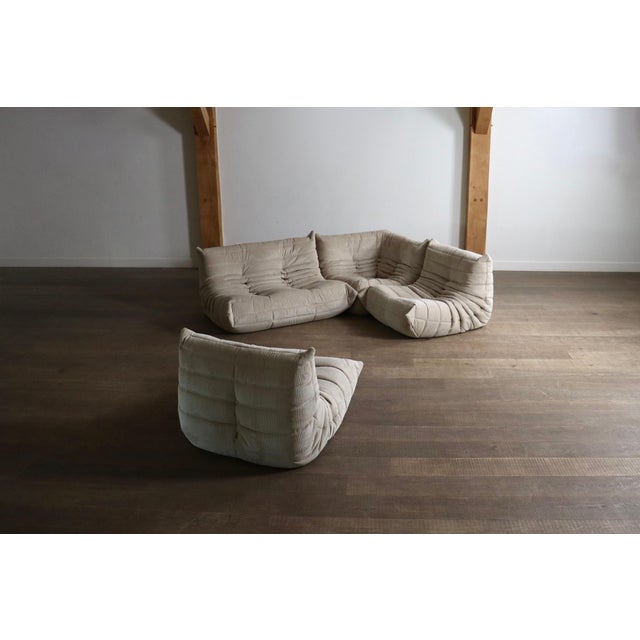 Togo Sofa by Michel Ducaroy for Ligne Roset, 1970s, Set of 4 For Sale - Image 6 of 12