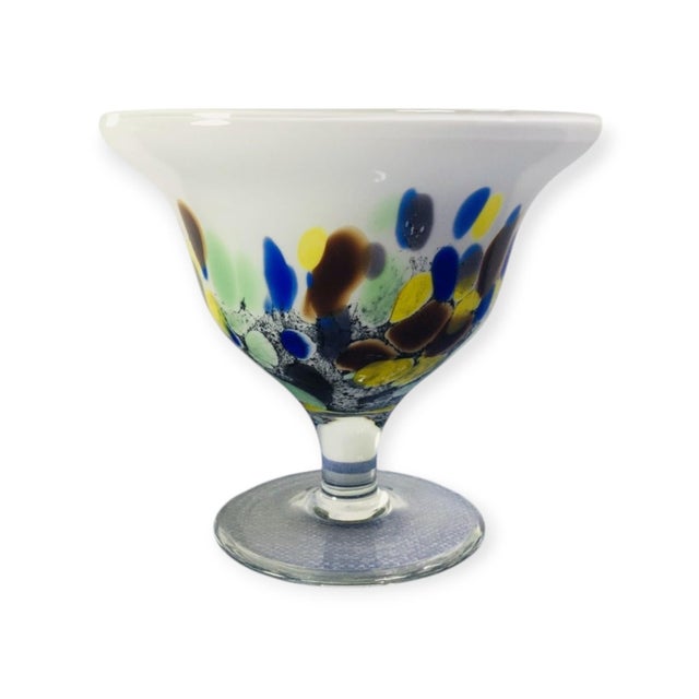 Mid-Century Modern German Multicolor Blown Glass Bowl, 1970s For Sale - Image 6 of 6