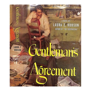 "Gentleman's Agreement" 1947 Hobson, Laura Z. For Sale