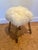 Late 20th Century Stool Upholstered With Mohair For Sale - Image 10 of 10