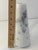 Modern Solid Marble Tapered Conical Vase For Sale - Image 9 of 9