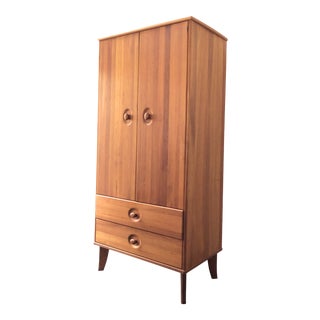 Danish Modern Torring Armoire Tall Dresser For Sale