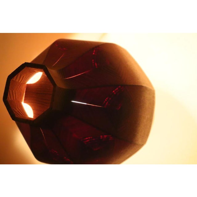 Swedish Table Lamps in Pinewood, 1980s, Set of 2 For Sale - Image 9 of 16
